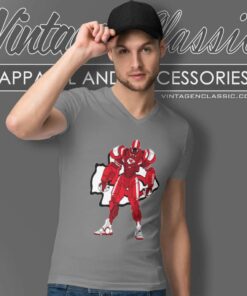 Transformer Robot Kansas City Chiefs V Neck TShirt
