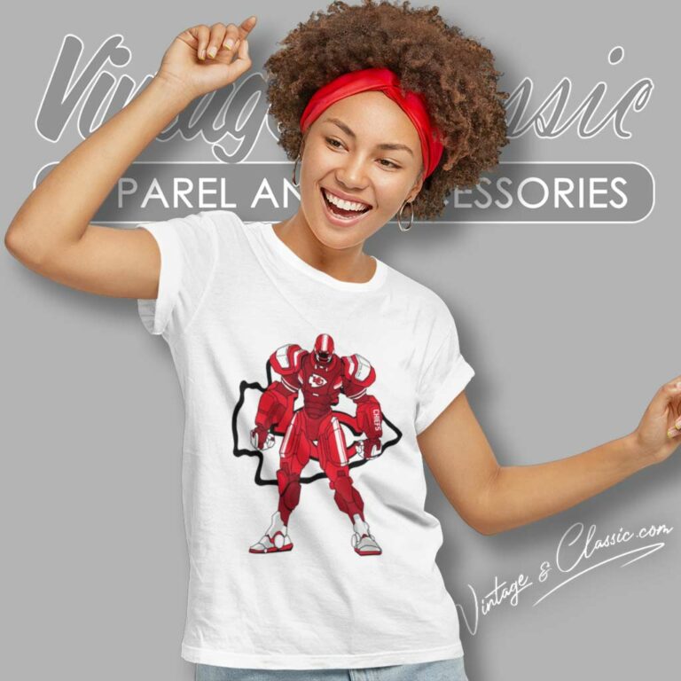 Transformer Robot Kansas City Chiefs Women TShirt Transformer Robot Kansas City Chiefs Women TShirt