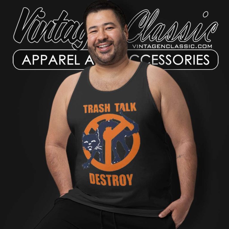 Trash Talk Destroy Logo Black Cat Tank Top Racerback Trash Talk Destroy Logo Black Cat Tank Top Racerback