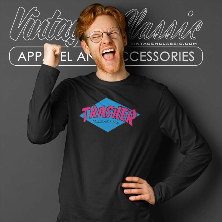 Trashers Thrasher Magazine Long Sleeve Tee Trashers Thrasher Magazine Long Sleeve Tee