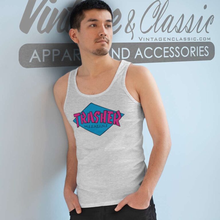 Trashers Thrasher Magazine Tank Top Racerback Trashers Thrasher Magazine Tank Top Racerback