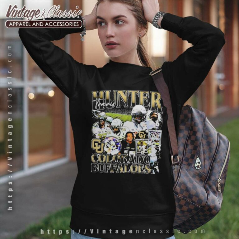 Travis Hunter Colorado Buffaloes Signature Sweatshirt Travis Hunter Colorado Buffaloes Signature Sweatshirt