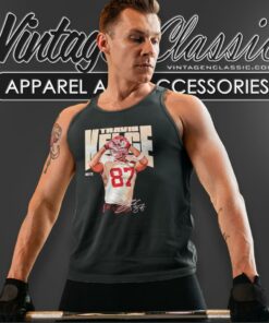 Travis Kelce 87 Kansas City Chiefs Heart Signature Shirt 4 Travis Kelce 87 Kansas City Chiefs Heart Signature Tank Top Racerback