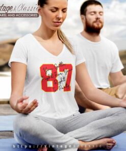 Travis Kelce 87 Shirt Gotta Fight For Your Right To Party V Neck TShirt
