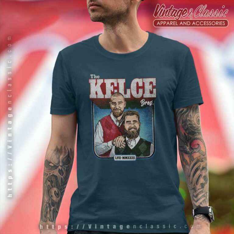 Travis Kelce And Jason Kelce Brothers T Shirt Travis Kelce And Jason Kelce Brothers T Shirt