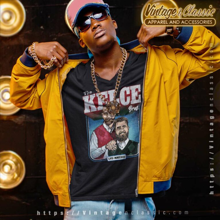 Travis Kelce And Jason Kelce Brothers V Neck TShirt Travis Kelce And Jason Kelce Brothers V Neck TShirt