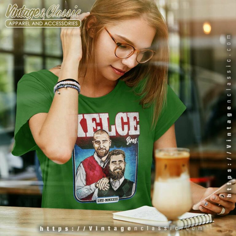 Travis Kelce And Jason Kelce Brothers Women TShirt Travis Kelce And Jason Kelce Brothers Women TShirt