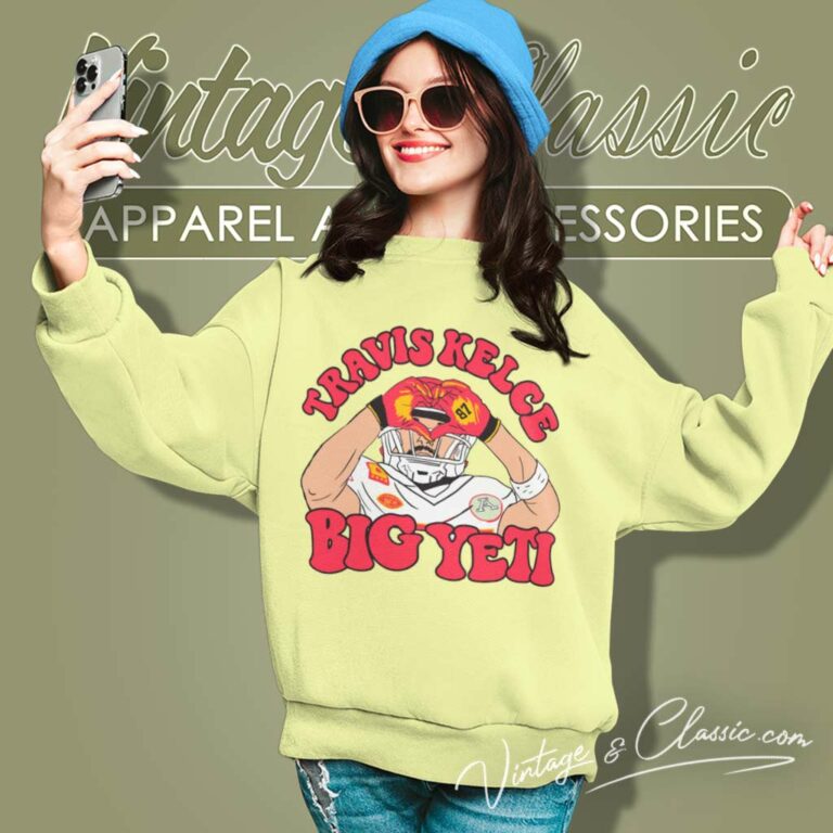 Travis Kelce Big Yeti 87 Football Sweatshirt 1 Travis Kelce Big Yeti 87 Football Sweatshirt 1