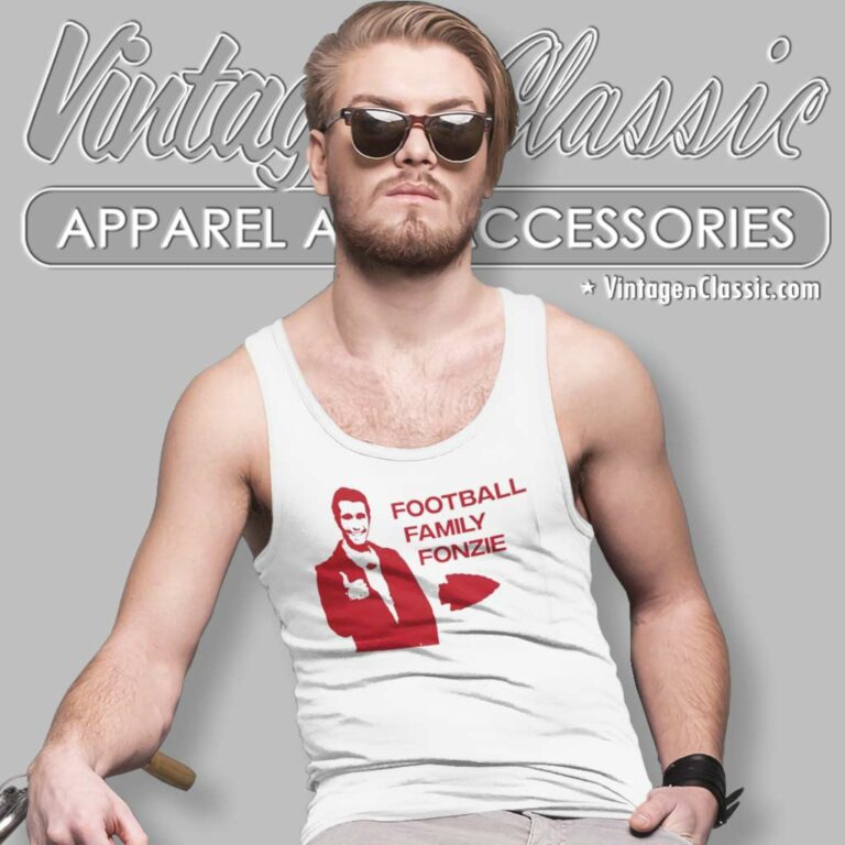 Travis Kelce Football Family Fonzie Chiefs Tank Top Racerback Travis Kelce Football Family Fonzie Chiefs Tank Top Racerback