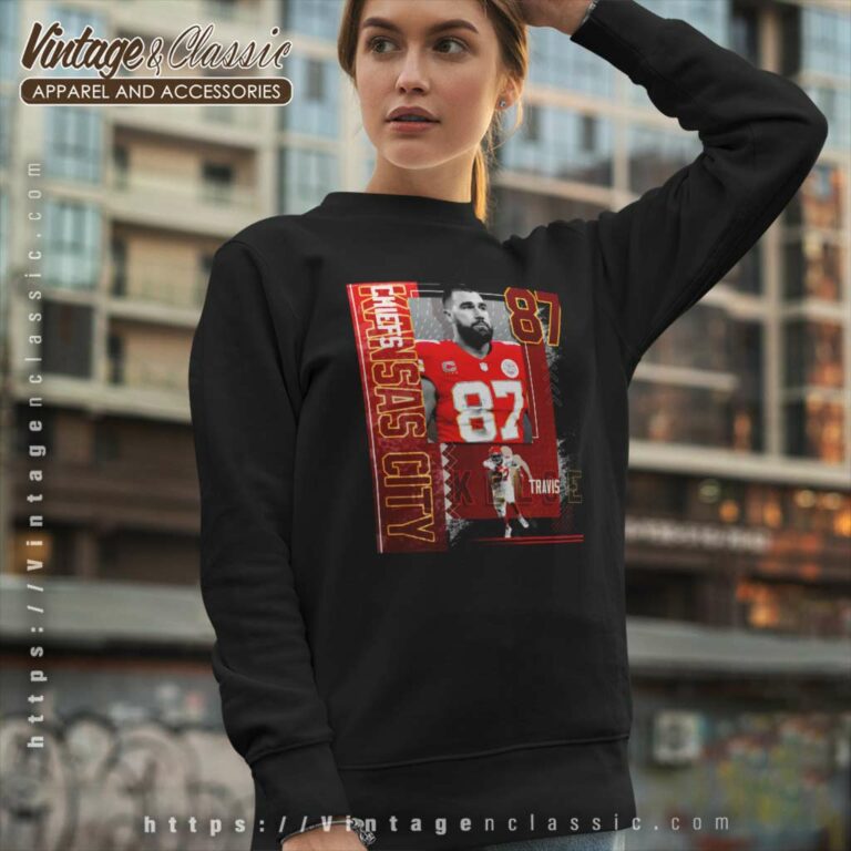 Travis Kelce Football Paper Poster Chiefs 2 Sweatshirt Travis Kelce Football Paper Poster Chiefs 2 Sweatshirt
