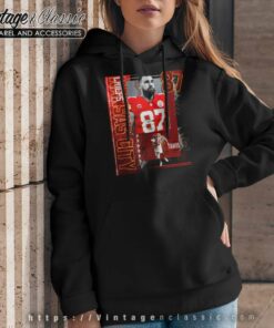 Travis Kelce Football Paper Poster Chiefs 2 Travis Kelce Football Paper Poster Chiefs 2 Hoodie