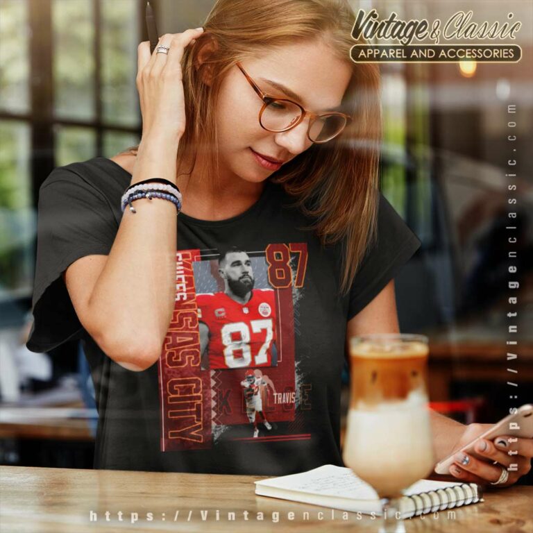 Travis Kelce Football Paper Poster Chiefs 2 Women TShirt Travis Kelce Football Paper Poster Chiefs 2 Women TShirt