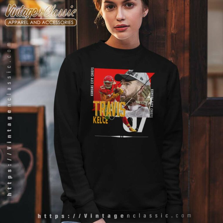 Travis Kelce Football Paper Poster Chiefs 4 Sweatshirt Travis Kelce Football Paper Poster Chiefs 4 Sweatshirt