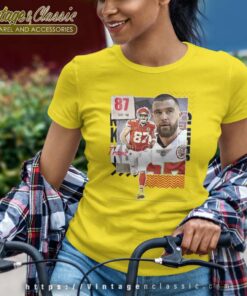 Travis Kelce Football Paper Poster Chiefs 6 Shirt 6 Travis Kelce Football Paper Poster Chiefs 6 Women TShirt