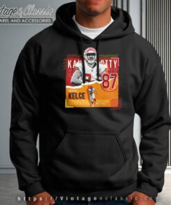 Travis Kelce Football Paper Poster Chiefs Hoodie