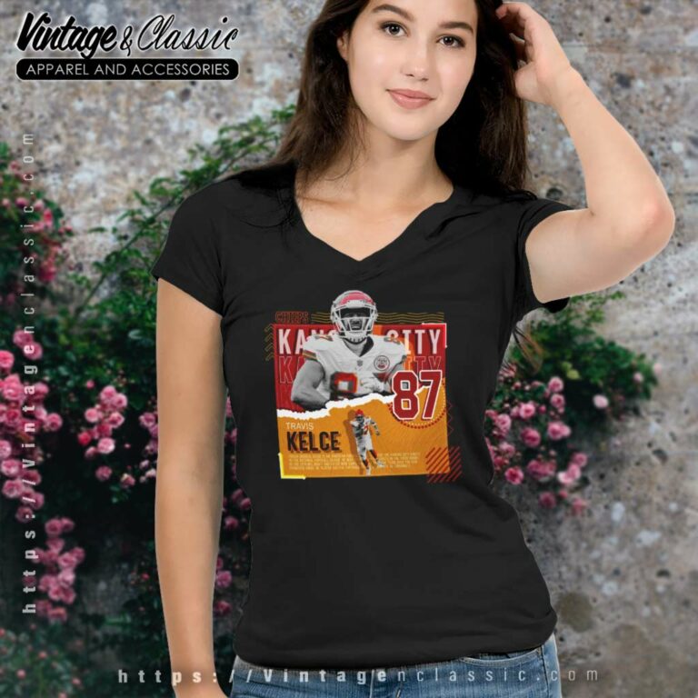 Travis Kelce Football Paper Poster Chiefs V Neck TShirt Travis Kelce Football Paper Poster Chiefs V Neck TShirt