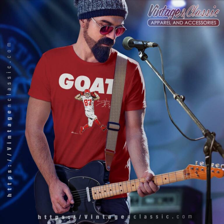 Travis Kelce Goat Shirt Travis Signature T Shirt Travis Kelce Goat Shirt Travis Signature T Shirt