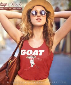 Travis Kelce Goat Shirt Travis Signature Tank Top Racerback