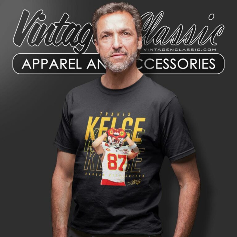 Travis Kelce Heart Sign Kansas City Chiefs Signature T Shirt Travis Kelce Heart Sign Kansas City Chiefs Signature T Shirt