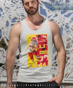 Travis Kelce Kansas City Chiefs Poster Tank Top Racerback