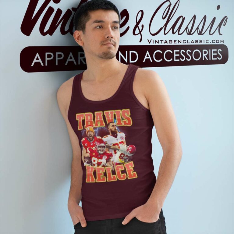 Travis Kelce Kansas City Chiefs Win Tank Top Racerback Travis Kelce Kansas City Chiefs Win Tank Top Racerback