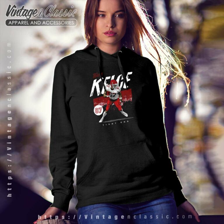Travis Kelce Kansas City Grunge Hoodie Travis Kelce Kansas City Grunge Hoodie