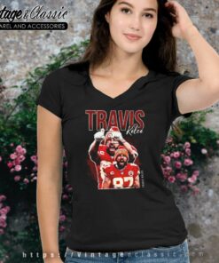 Travis Kelce Shirt Gift For Chiefs Fan V Neck TShirt