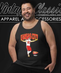 Travis Kelce Shirt Kansas City Chiefs Logo 87 Tank Top Racerback
