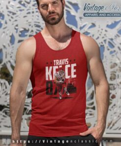 Travis Kelce Signature Kansas City Chiefs Tank Top Racerback