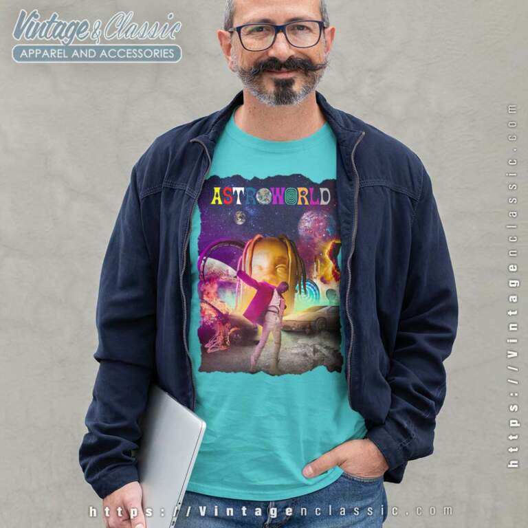 Travis Scott Alternate Astroworld Poster Long Sleeve Tee Travis Scott Alternate Astroworld Poster Long Sleeve Tee