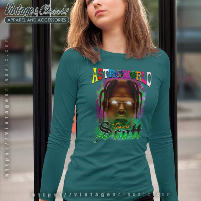 Travis Scott Astroworld Concert Official Tour Long Sleeve Tee Travis Scott Astroworld Concert Official Tour Long Sleeve Tee