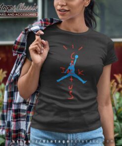 Travis Scott Cactus Jack Jordan Air Shirt 4 Travis Scott Cactus Jack Jordan Air Women TShirt