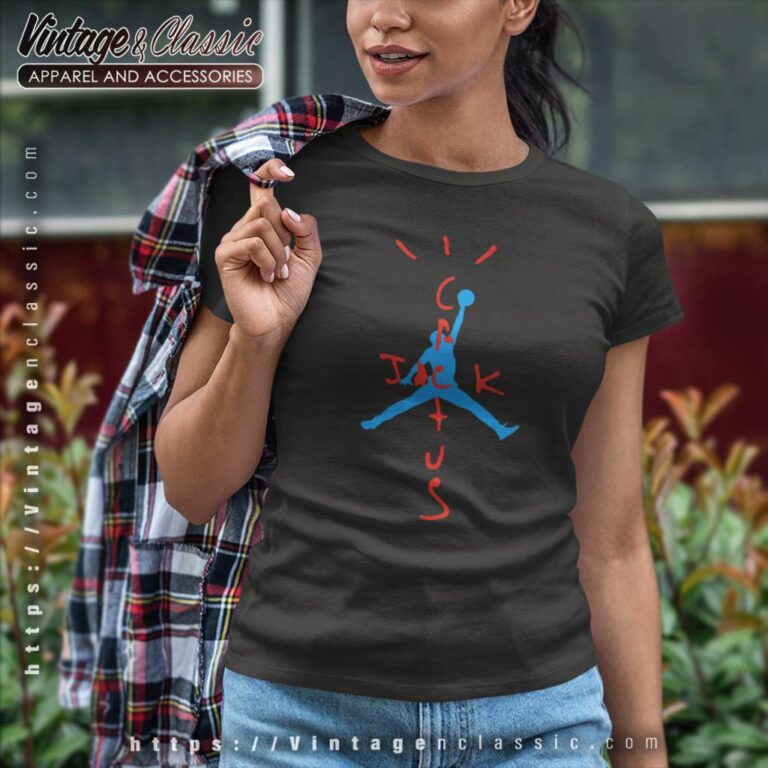 Travis Scott Cactus Jack Jordan Air Women TShirt Travis Scott Cactus Jack Jordan Air Women TShirt
