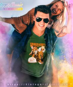 Travis Scott Cactus Jack V Neck TShirt