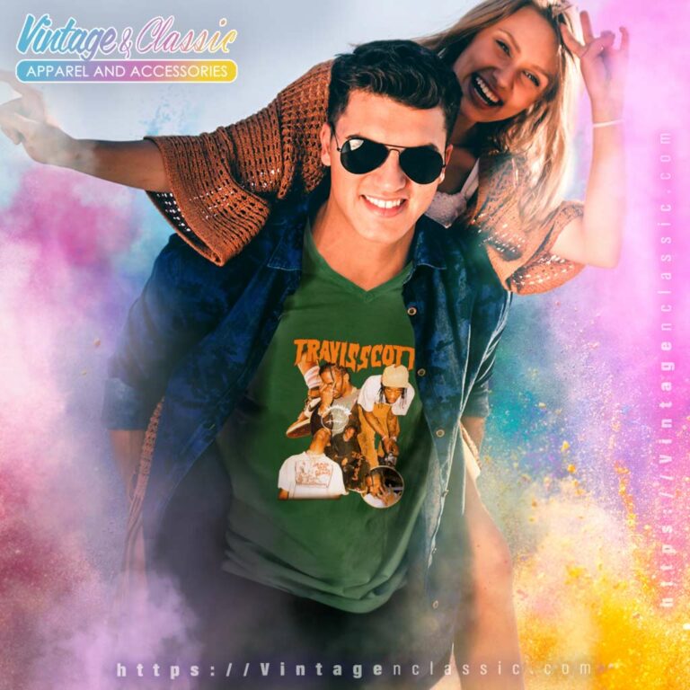 Travis Scott Cactus Jack V Neck TShirt Travis Scott Cactus Jack V Neck TShirt