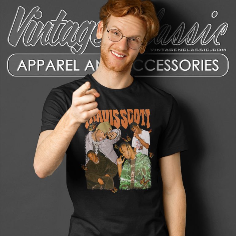 Travis Scott Cartoon Letter T Shirt Travis Scott Cartoon Letter T Shirt