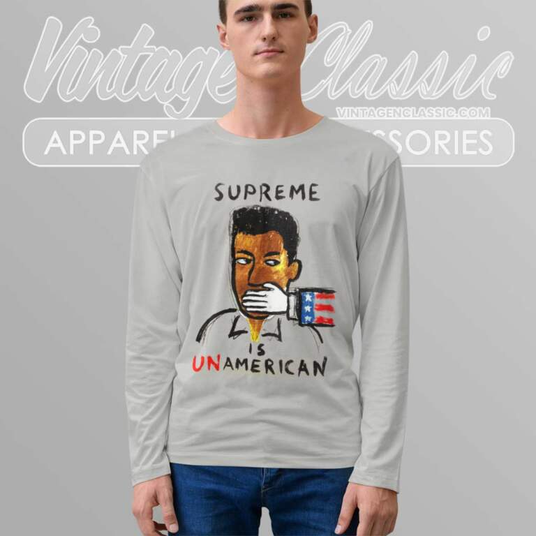 Travis Scott Censorship Is Unamerican Long Sleeve Tee Travis Scott Censorship Is Unamerican Long Sleeve Tee