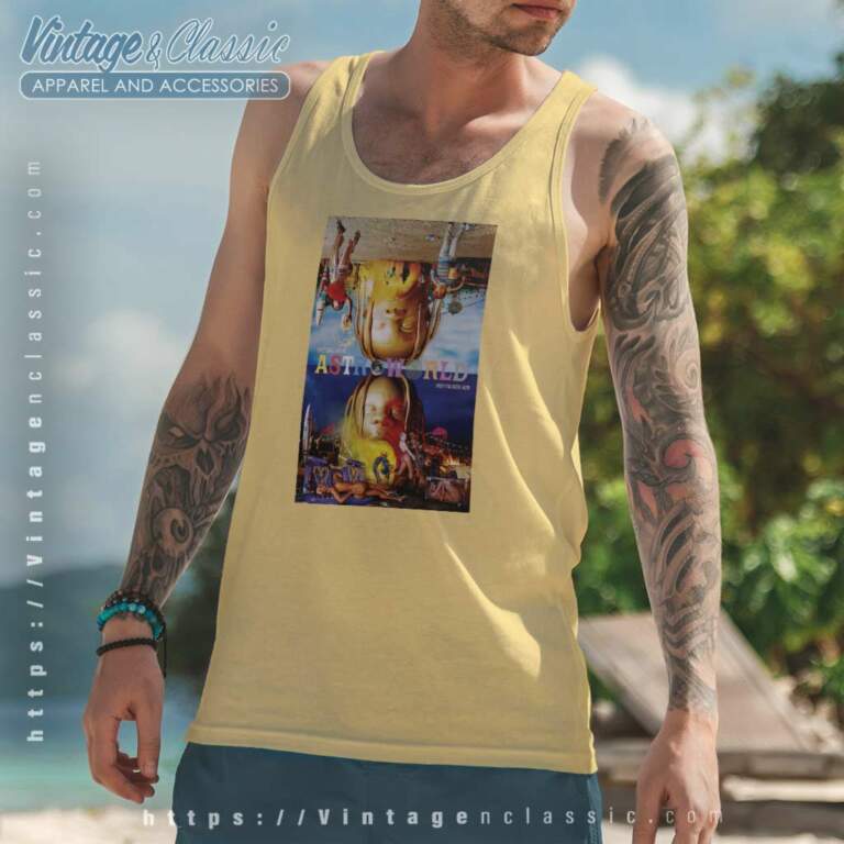 Travis Scott Poster Astroworld Tank Top Racerback Travis Scott Poster Astroworld Tank Top Racerback
