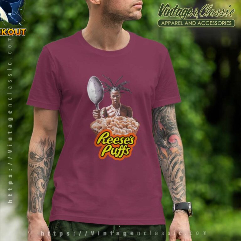 Travis Scott Reeses Puffs T Shirt Travis Scott Reeses Puffs T Shirt