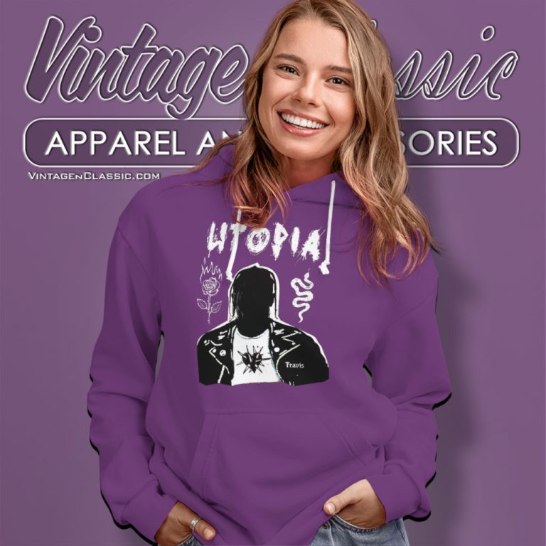 Travis Scott Shirt Utopia 2023 Concert Hoodie Travis Scott Shirt Utopia 2023 Concert Hoodie