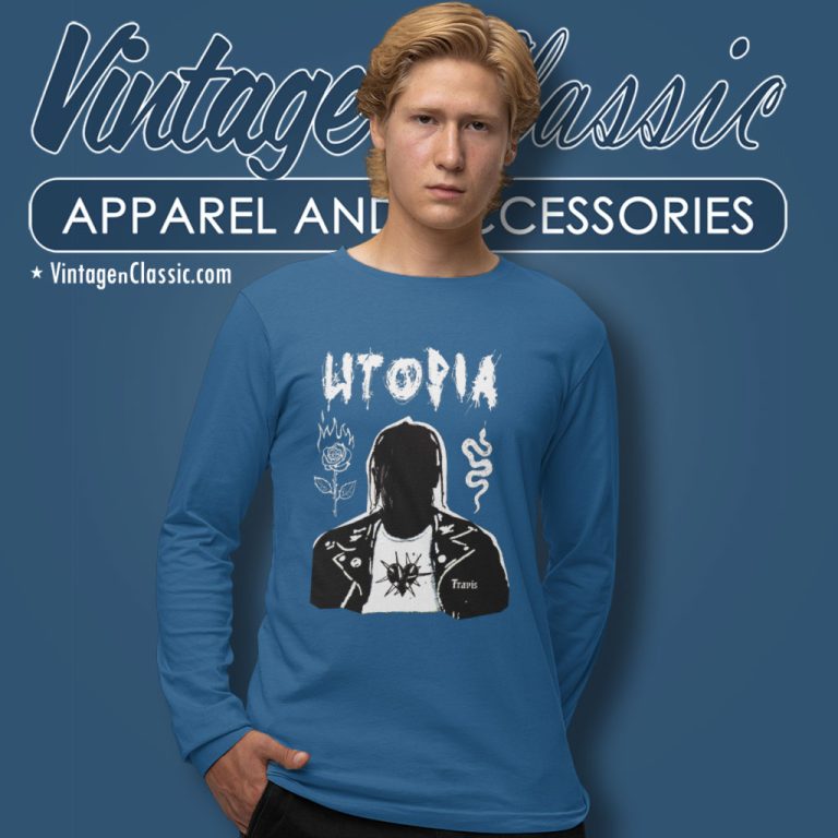 Travis Scott Shirt Utopia 2023 Concert Long Sleeve Tee Travis Scott Shirt Utopia 2023 Concert Long Sleeve Tee