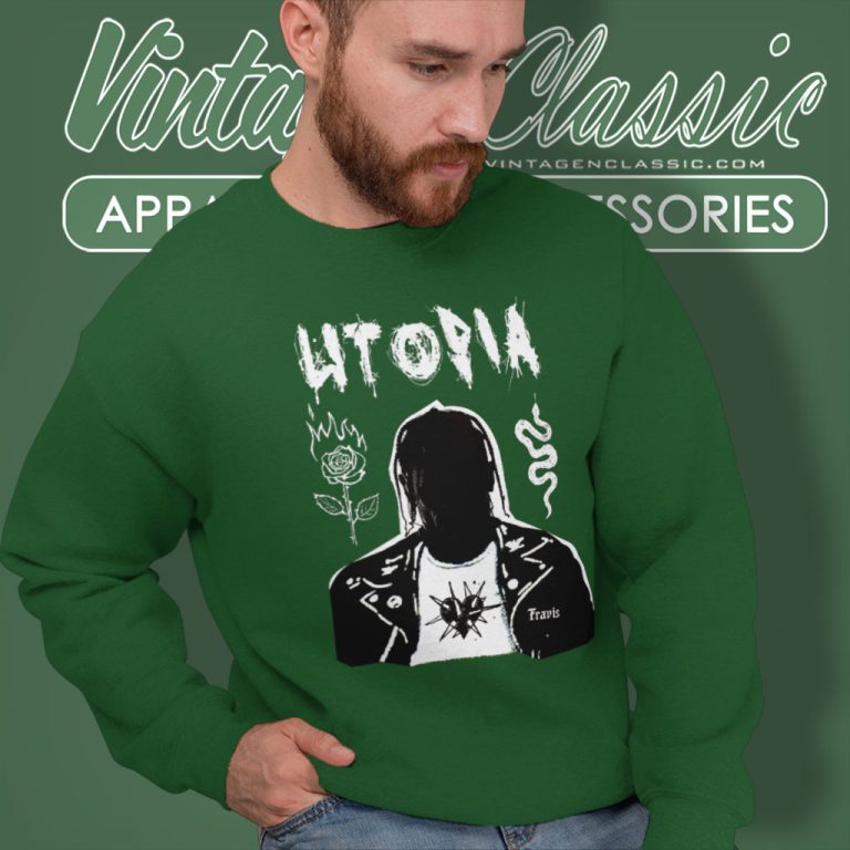 Travis Scott Shirt Utopia 2023 Concert Sweatshirt Travis Scott Shirt Utopia 2023 Concert Sweatshirt