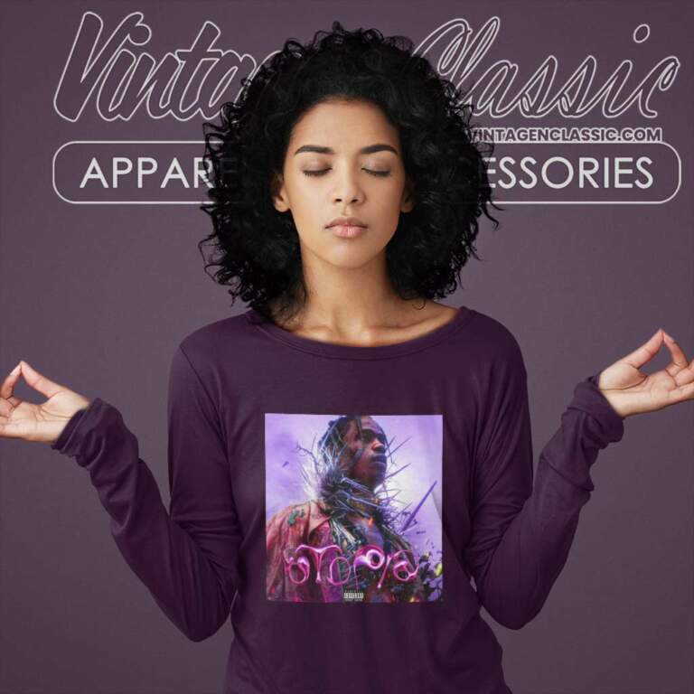 Travis Scott Utopia Album Cover Long Sleeve Tee Travis Scott Utopia Album Cover Long Sleeve Tee