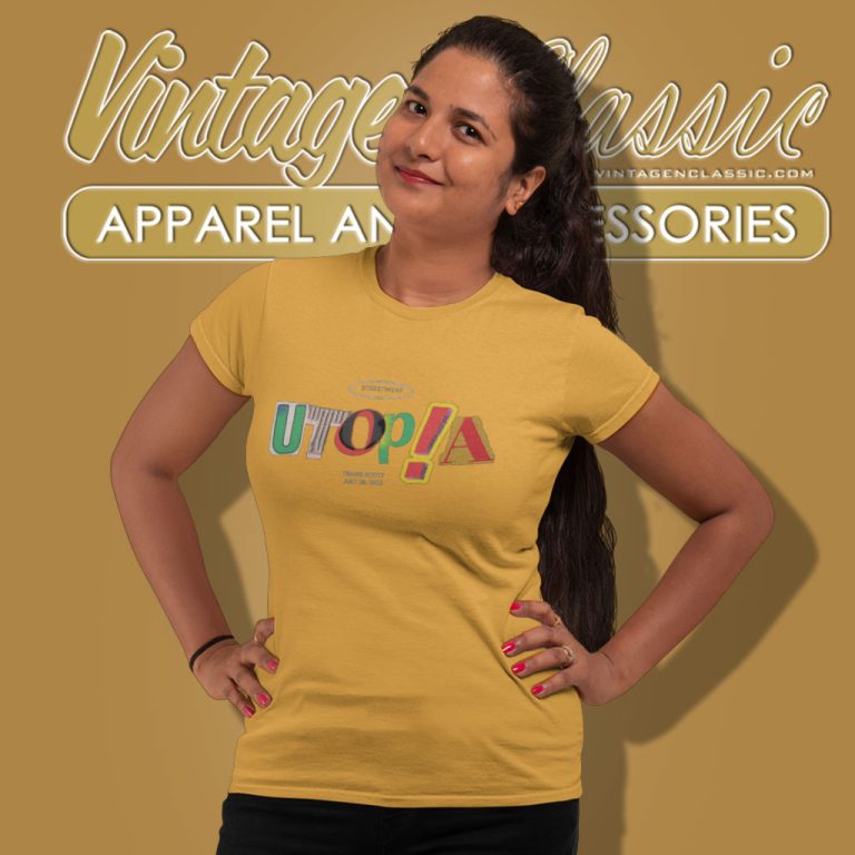Travis Scott Utopia Album Women T Shirt Travis Scott Utopia Album Women T Shirt
