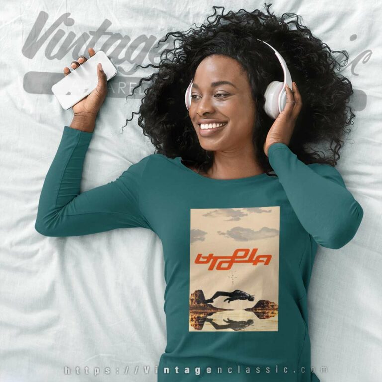 Travis Scott Utopia Cactus Jack Poster Long Sleeve Tee Travis Scott Utopia Cactus Jack Poster Long Sleeve Tee