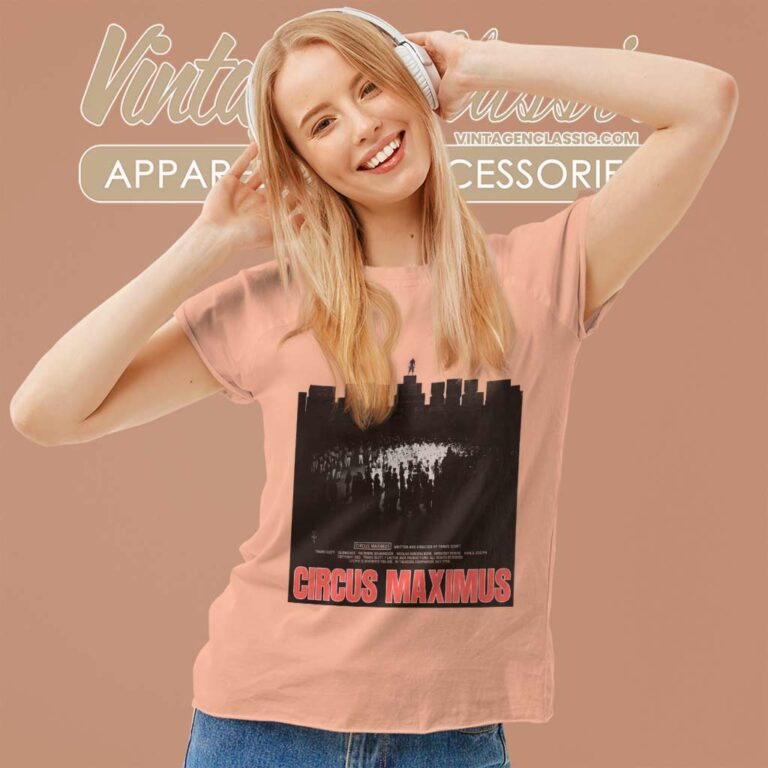 Travis Scott Utopia Circus Maximus Rome Concert Women TShirt Travis Scott Utopia Circus Maximus Rome Concert Women TShirt