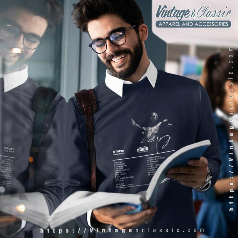 Travis Scott Utopia Minimalist Poster Sweatshirt Travis Scott Utopia Minimalist Poster Sweatshirt