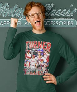 Trea Turner Shirt Bryce Harper Wearing His Trea Turner 7 Trea Turner Shirt Bryce Harper Wearing His Trea Turner Long Sleeve Tee