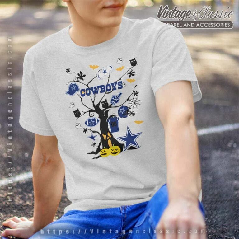 Tree Halloween Dallas Cowboys T Shirt Tree Halloween Dallas Cowboys T Shirt