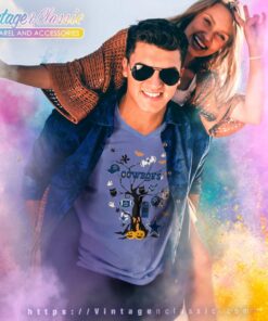 Tree Halloween Dallas Cowboys V Neck TShirt